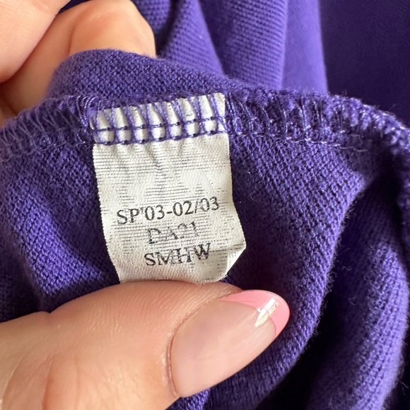 Vintage 2003 NFL Minnesota Vikings Purple/Yellow Short Sleeve Polo Shirt Size L - Picture 7 of 7